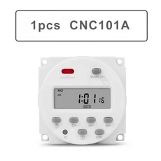 타이머 릴레이 CN101A LCD 시간 스위치 110VAC 220VAC 12VDC 24VDC 48VDC 가로등 광고판 전원 공급 장치 방, 04 12VDC, 01 CN101A