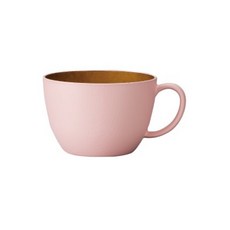 isso ecco 日本製湯碗, 1個, 把手杯-粉色