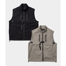 [블랙모먼트] 워크 유틸리티 코튼 포켓 베스트 점퍼 _ 2COLOR