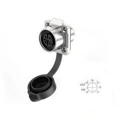 EW LP12 방수 IP68 산업용 소켓 플러그 어댑터 자동차 M12 전원 전선 커넥터 신호 8핀, 4 Pin so et