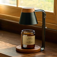 캔들백화점 신제품 높이조절 아르볼 우드 캔들워머 200g 천연소이캔들 세트, 블랙우드, 가든파티200g