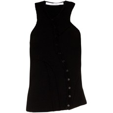 탈리아바이어 버튼 업 비대칭 베스트