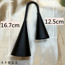老羊樂器店 雙音牛鈴 雙音響筒 雙頭喇叭 響筒 打擊樂器 奧福樂器, 1個, 牛鈴