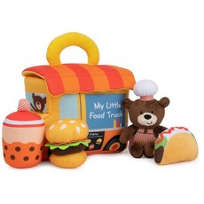 Baby GUND My First Birthday-Themed 5피스 플러시 놀이 세트 아기용 감각 장난감 20.3cm(8인치), Birthday Playset