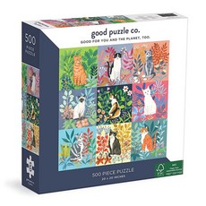 Good Puzzle Co. 30007 퍼즐, Cats and Flowers