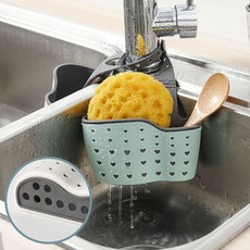 주방정리 다용도 펀칭 수세미 걸이 홀더 받침대 정리phi2+4irQ