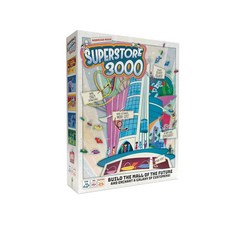 Asmodee Superstore 3000 보드 게임 - 우주에서 꿈의 몰을 건설 전략 게임 가족 어린이 및 성인을 위한 재미 만 10세 이상 2-4명의 플레이어 3