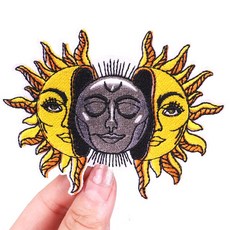 UFO 자수 패치 마운틴 캠핑 의류에 대한 패치에 철 열 접착 버섯 바느질 스티커, PE6308CT