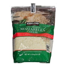kirkland signature 쉬레드 모짜렐라 1.13kgx2 (미국), 1.13kg, 2개