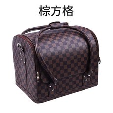 휴대용 메이크업 파우치 방수 화장품 가방 여행용 수납 정리함, 1, C. 체크