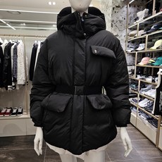 청주NC 파사디 후디드 롱다운점퍼 여자 겨울 너무너무 따뜻한 허리벨트 포인트 고급스런 다운점퍼 P23WWJ754X