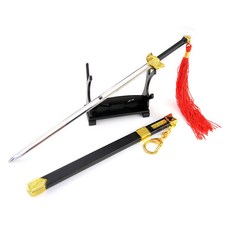 百妖譜 灰狐滾滾長劍 22cm 附贈劍架, 1個