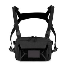 낚시 가슴 가방 훈련 방수 몰리 나일론 등산 캠핑 배낭 야외 여행 조끼 허리, 기본