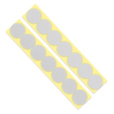 attizone 벨크로 원형찍찍이 (소포장) 25mm x 7세트 - 11칼라, 흰색, 7개