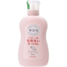 MIYOSHI 無添加ベビーの肌着洗いせっけん 800ml, 1個, 原裝800ml