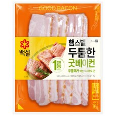 CJ제일제당 백설 햄스빌 두툼한 굿베이컨, 340g, 14개