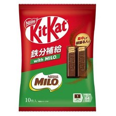 Nestle 雀巢 KitKat 雀巢 x MILO 含鐵巧克力 10入, 1個, 116g