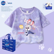 NASA 卡通印花短袖上衣