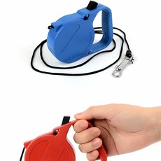 애완견 자동 리드줄 목줄 색상 랜덤 1개 반려견 리트랙터 산책용 줄 휴대용 롤링 견주, 본상품