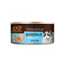 에이엔에프 고양이 간식캔, 참치치킨무스맛, 95g, 10개