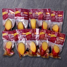 달고구마 바로먹는 맛있게 꿀 찐 간편 고구마 해남산, 10팩, 120g