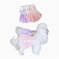 강아지 고양이 예쁜 한복 애견 의류 귀여운 원피스 드레스 스커트 고양이한봇 공주옷 설날, XS/퍼플, 1개