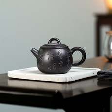 供貨支持密文單宜興原礦手工紫砂壺高陞紫砂壺石黃漢瓦紫砂壺, 漢瓦壺160毫升石黃料, 1個