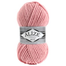 alize 슈퍼라나 맥시 뜨개실, 인디고핑크, 1개