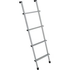 RecPro RV 이층 침대 사다리 60인치 | 검은색 또는 은색 가능적 장착 브래킷 포함 알루미늄 미국산, Silver, No Mounting Brackets