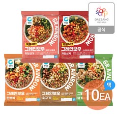 청정원 그레인보우 5종 10개 골라담기, 갈릭쉬림프5개+닭가슴살5개, 200g
