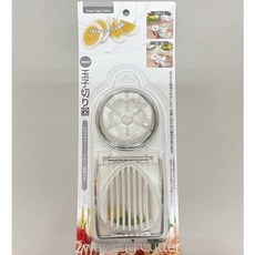 ECHO 2WAY 兩用不鏽鋼絲切蛋器 4水煮蛋切片器, 1個