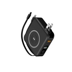 無線充電行動電源，快速充電，輕巧便攜，LED電量顯示，多設備兼容, SPB01型-科技黑, 印有CCC/NCC/BSMI三大認證台灣飛國外中國飛境內可直接上飛機