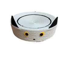 뉴프렐류드 고양이 원형 컬러 스크래쳐 40X10cm, 1개, 얼룩고양이