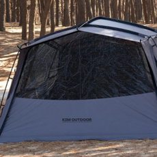 루체트리 카즈미 벤투스 텐트 스모그 TPU 도어 투명창 윈도우 차콜 텐트창