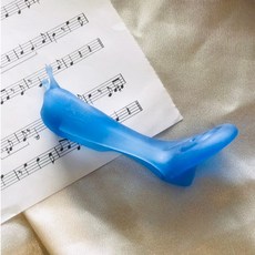 ZARNER 小提琴握弓器 蝸牛造型矽膠姿勢矯正器, 果凍藍, 1個