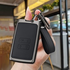 HAKO 드레스업 키케이스 키홀더 (르노호환 S03), S-03, 블랙