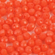 크리스탈 유리 론델컷 론델 비즈 2mm 불투명, 1세트, F0263. 코랄