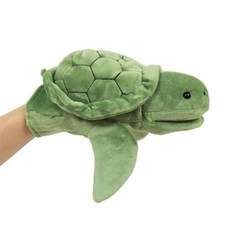 엄마랑 인형극놀이 거북이 손인형 유아놀이감 애기선물 유아용선물, 1개