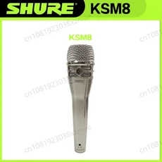 슈어 KSM8 듀얼 다이어프램 핸드헬드 다이나믹 유선 마이크 스테이지 공연용 바 리드 라이브 호스트, 02 실버