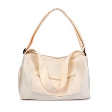 運動瑜伽短途旅行袋女ins游泳健身包斜跨揹包男潮大容量單肩包, 米白色, 1個