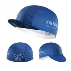 騎行帽 騎行小帽 自行車帽 單車小帽 單車帽 腳踏車帽 公路車帽 車帽 自行車騎行小帽內襯男女戶外防曬遮陽小布帽防風裝備, 彩虹藍【速乾透氣】, 1個