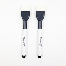 자석 부착 화이트보드 마카 검은색 펜 고무 포함, 1개