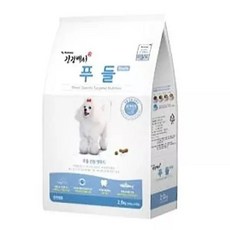 푸들 전용 건식 사료 치석예방 관절보호 1.2kg, 1개