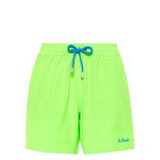 MC2세인트바스 로고 자수 스윔 쇼츠, 그린계열