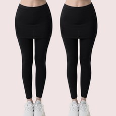 ARMEDES 女款9分打底褲裙 AR-39 2入