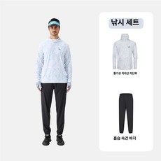 레드썬 여름낚시복 낚시 낚시옷 낚시복, 1개, 문라이트실버 4피스 세트