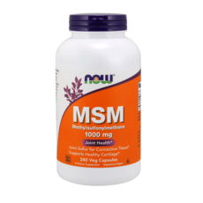 NOW Foods MSM素食膠囊 1000mg, 240顆, 1罐