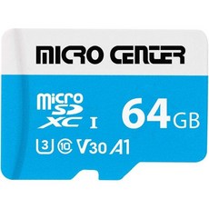 마이크로 센터 프리미엄 64GB 마이크로SDXC 카드 닌텐도 스위치 호환 메모리 카드 UHS-I C10 U3 V30 4K UHD 비디오 A1 마이크로 SD 카드 어댑터64GB, U3 A1 - 64GB
