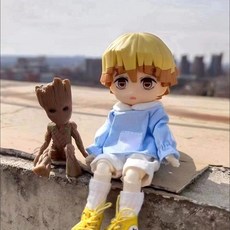 我妻善逸 OB11 尺寸 關節可動 人偶 附服裝組, 1個, 我妻善逸日式和服 三張臉,24小時髮齣 髮貨前都會仔細檢查保證質量