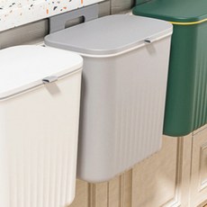 튼튼디포 주방 씽크대 걸이식 휴지통, 그레이, 1개